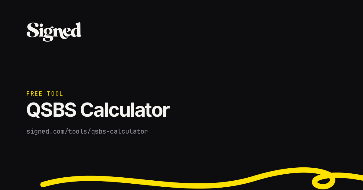 Preview of QSBS Calculator for Company Stock